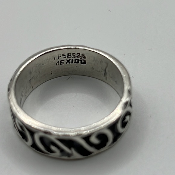 TAXCO TP-58 STERLING SILVER SCROLL RING SIZE 7 - Picture 4 of 7